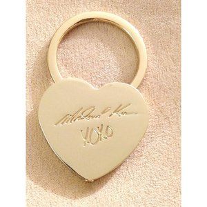 MICHAEL KORS Gold-Tone Keychain Ring Handbag Ring